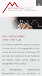 Mobile Screenshot of baugeschaeft-mennenga.de